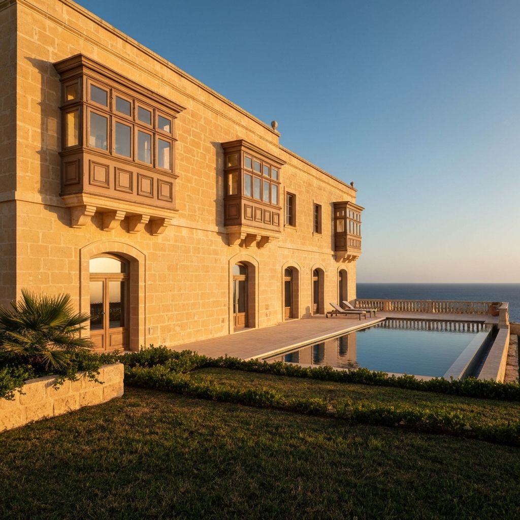 Luxury Mediterranean villa in Malta